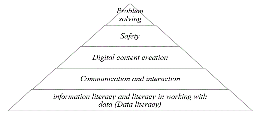 Fig. 2. Components of The Digital Competence Framework